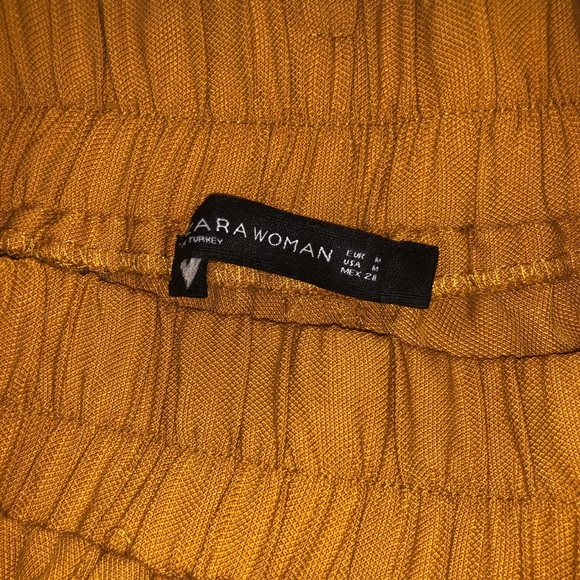 Zara Mustard Double O-Ring Culotte - Picture 5 of 5